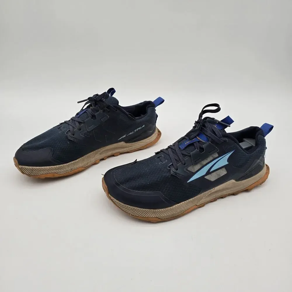 Altra Lone Peak 7 Mens Size 8 Navy Blue Trail Running Shoes Sneakers Zero Drop